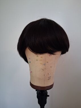 Short Layered Women's Wig in Dark Brown - Unbranded
